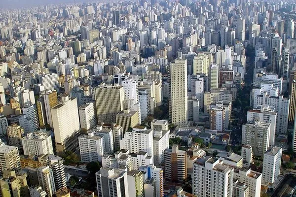 Apartment towers across Buenos Aires