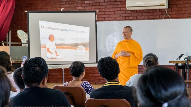 LP John Paramai Guided Meditation at Universidad Nacional Autónoma de Honduas (UNAH), Honduras