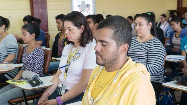 LP John Paramai Guided Meditation at Universidad Nacional Autónoma de Honduas (UNAH), Honduras