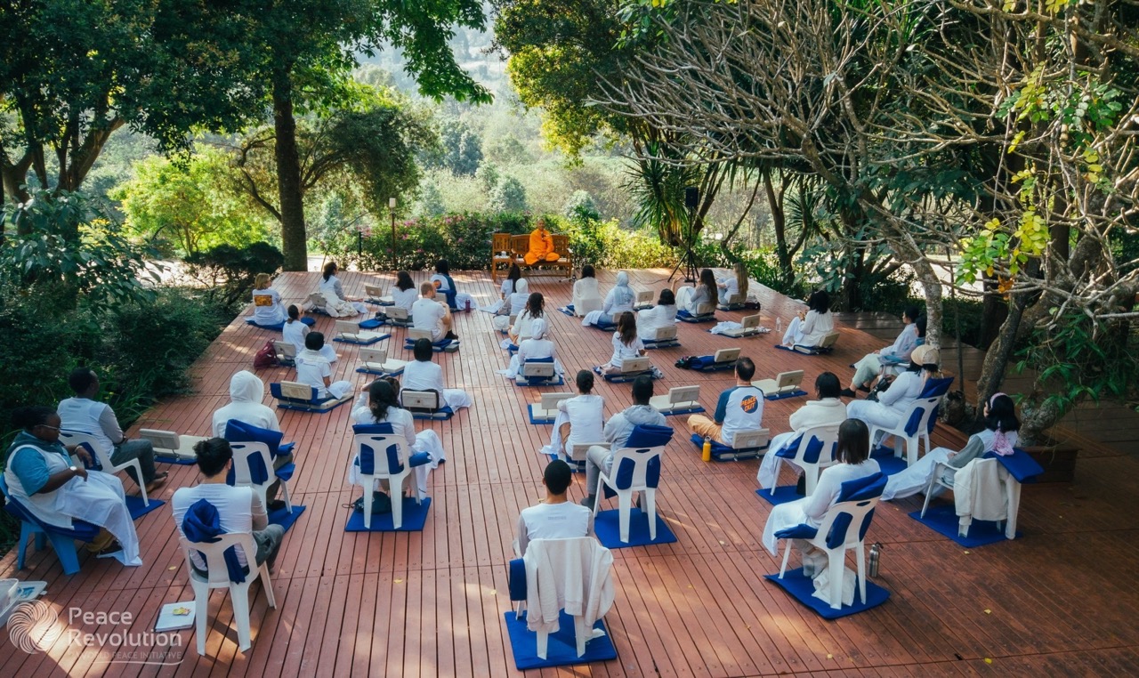 Peace Architects' Outdoor Meditation Session